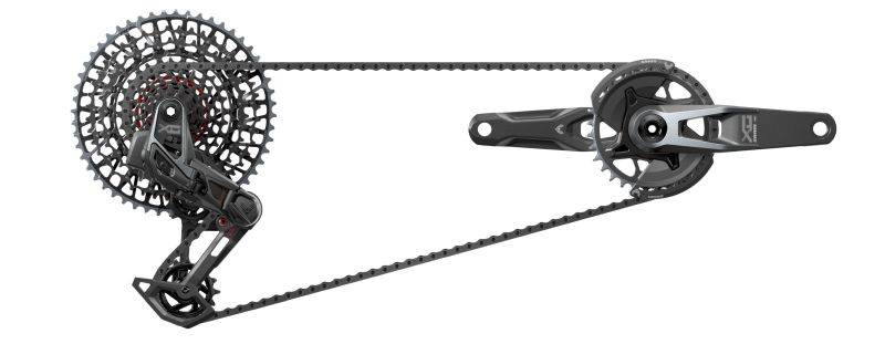 SRAM X0 Eagle T-Type AXS Groupset, 170