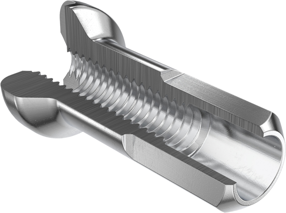 DT Swiss Nippel Alu  2.0mm Gewinde, 12mm lang, rot, 100 Stück