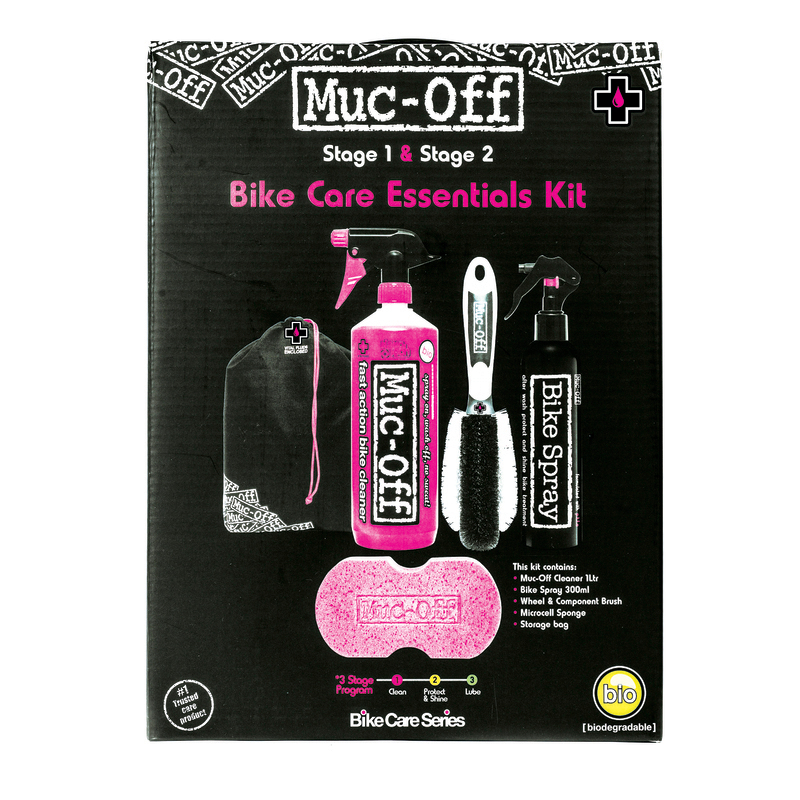 Muc-Off Essentials Kit Fahrradreinigungsset 5-teilig