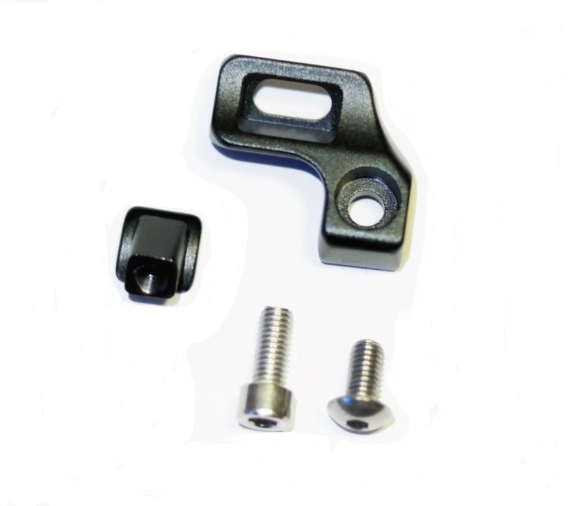 BikeYoke Adapter für Shimano I-Spec EV Bremse, links.