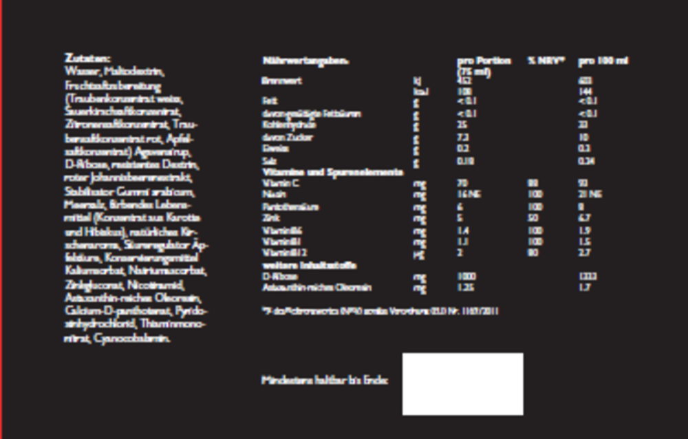 WOO WOO Liquid Energy 10 Portionen à 75