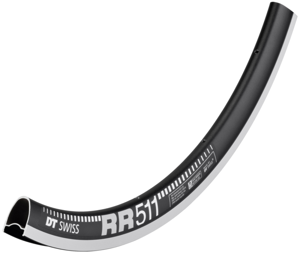 DT Swiss Felge RR 511 700c, 22mm, 32 Loch, schwarz