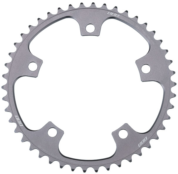 BBB BBB Kettenblatt RoadGear BCR-12S 46 Zähne, 130mm, schwarz-silber, New Dura Ace