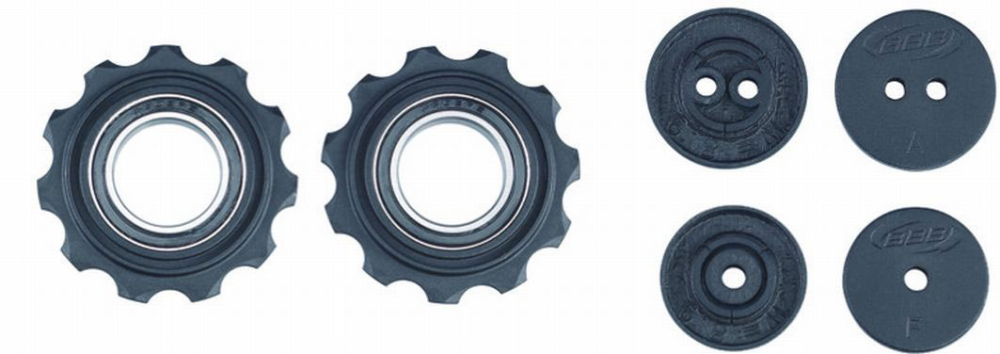 BBB BBB Schaltrollen Rollerboys BDP-05 11 Zähne, schwarz, SRAM kompatibel