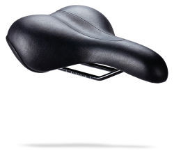 BBB Sattel City mittelweich unisex 460g Haltung 75° schwarz 190 x 250 mm