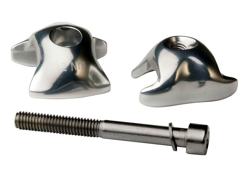 Ritchey Single Bolt Adapter für Sattelstütze Carbon, für Rails 8x8,5mm, Selle Italia