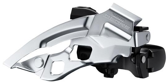 Shimano Deore 18 Trekking Umwerfer 31.8/34.9mm, FD-T6000L6XL 10-fach *Top Swing* 48Z