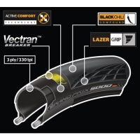 Continental Pneu Grand Prix GP 5000 700x23C Falt black