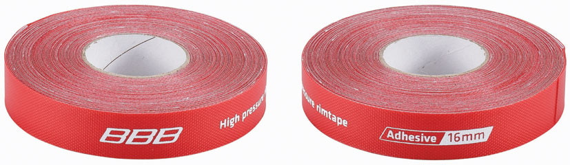 BBB RIMTAPE HP ADHESIVE 16MMX10M RED