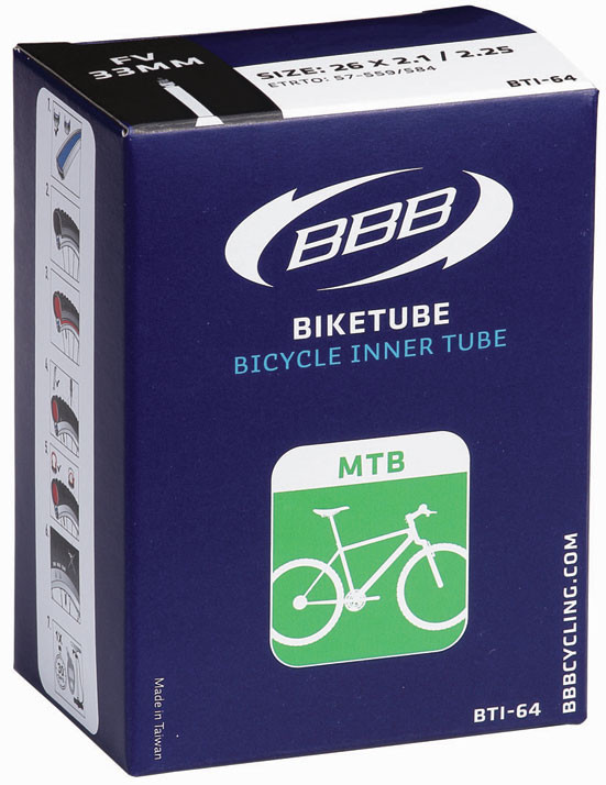 BBB SCHLAUCH 26 X 1.9/2.3 PRESTA, 33MM