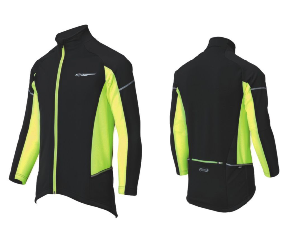 BBB Winterjacke Herren wasserabweisend mit Windstopper neongelb S
