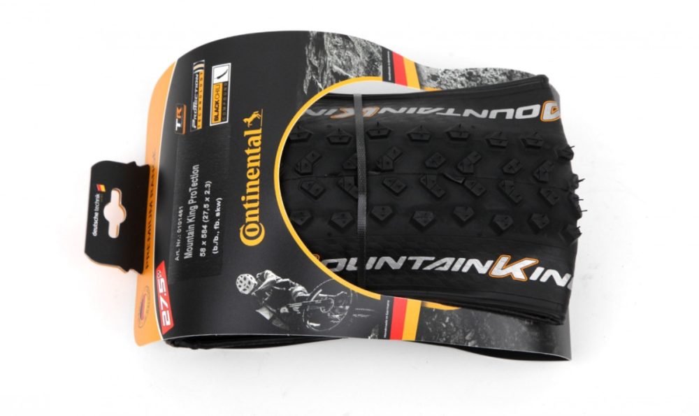 Continental Mountain King ProTection Black Chili TLR, 27.5x2.30, faltbar