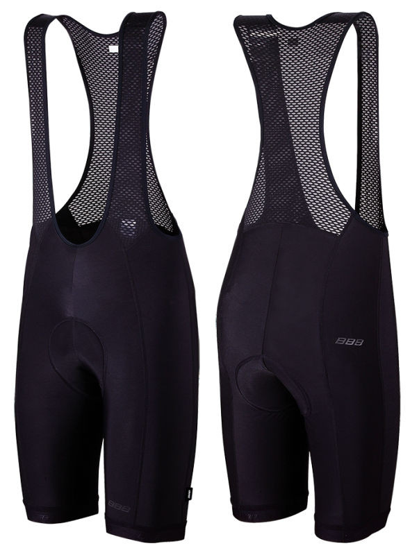 BBB Trägerhose kurz Herren mit Polster für Einsteiger schwarz M