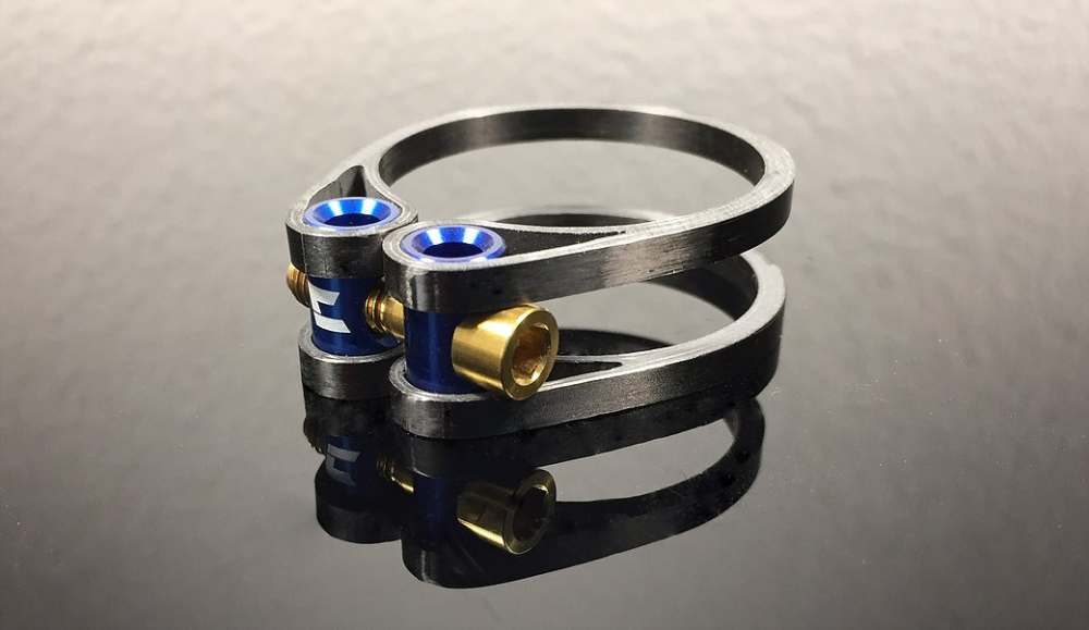 Phenum by Ceetec ceetec Sattelklemme blau, 36.4mm, 16.8mm, Gold, ohne Box