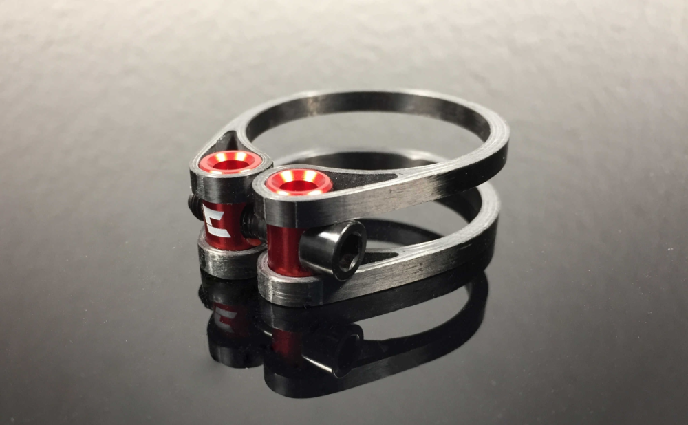 Phenum by Ceetec ceetec Sattelklemme rot, 34.9mm, 14.3mm, Schwarz, ohne Box