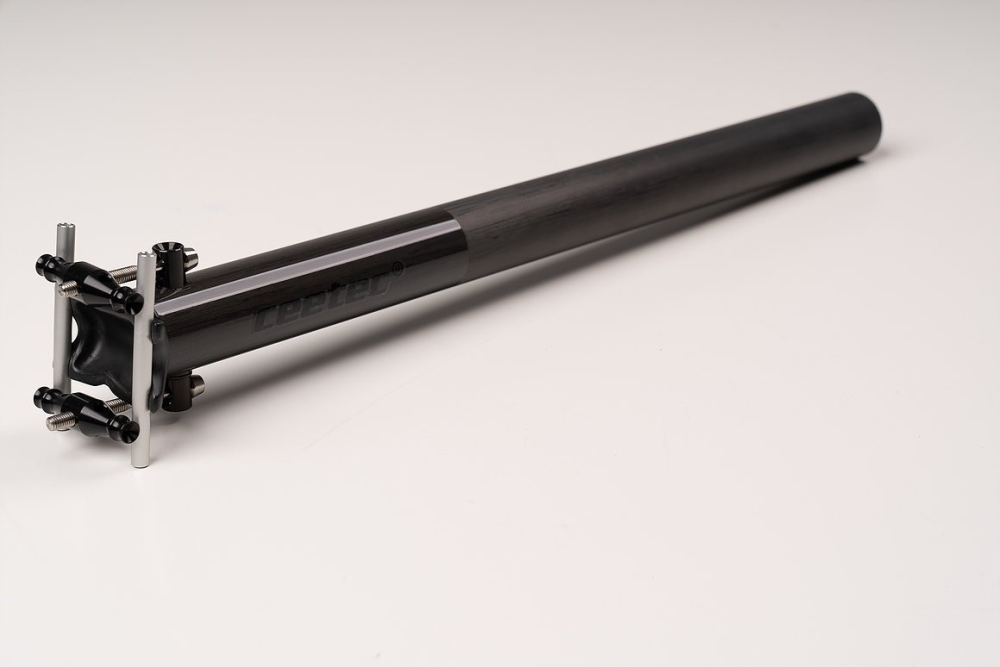 Phenum by Ceetec ceetec Sattelstütze C1 Evo2 MID-GLOSS schwarz, 27.2 x 350mm, Schwarz