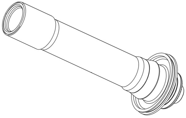Fulcrum Achse Racing Speed/Racing 3, RS-017 Vorderrad