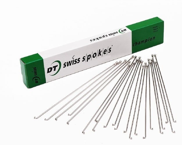 DT Swiss Speichen Champion 292mm silber, 2,0mm, ohne Nippel, Karton à 100 Stk.