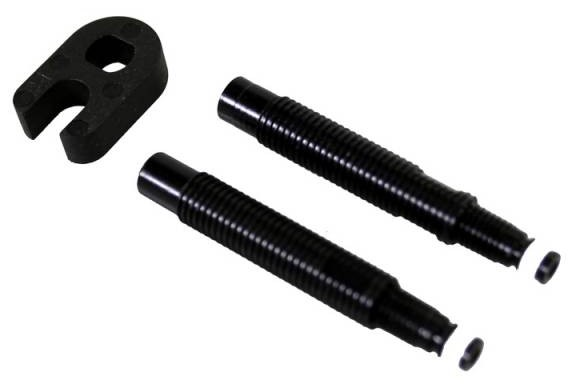Schwalbe Ventilverlängerung schwarz, 2er Set, + 30 mm, inklusive Ventilschlüssel