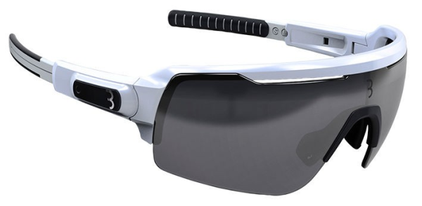 BBB Brille weiss-glanz / Glas schwarz Modell Commander