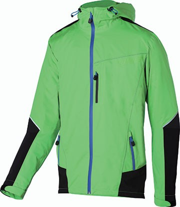 BBB Regenjacke DeltaShield grün-blau 10'000mm Wassersäule, unisex, XXXL