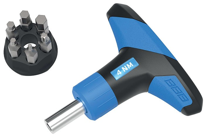 BBB Drehmomentschlüssel-Kit 4 NM mit Inbus: 2/3/4/5/6, Torx T25