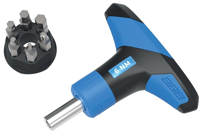 BBB Drehmomentschlüssel-Kit 6 NM mit Inbus: 2/3/4/5/6, Torx T25