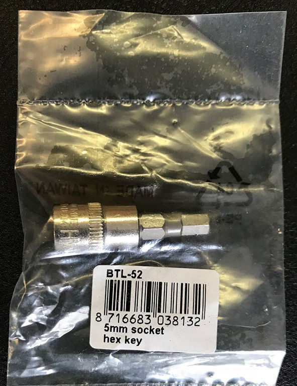 BBB Aufsatz 1/4', Inbus 5mm für Drehmomentschlüssel BTL-73