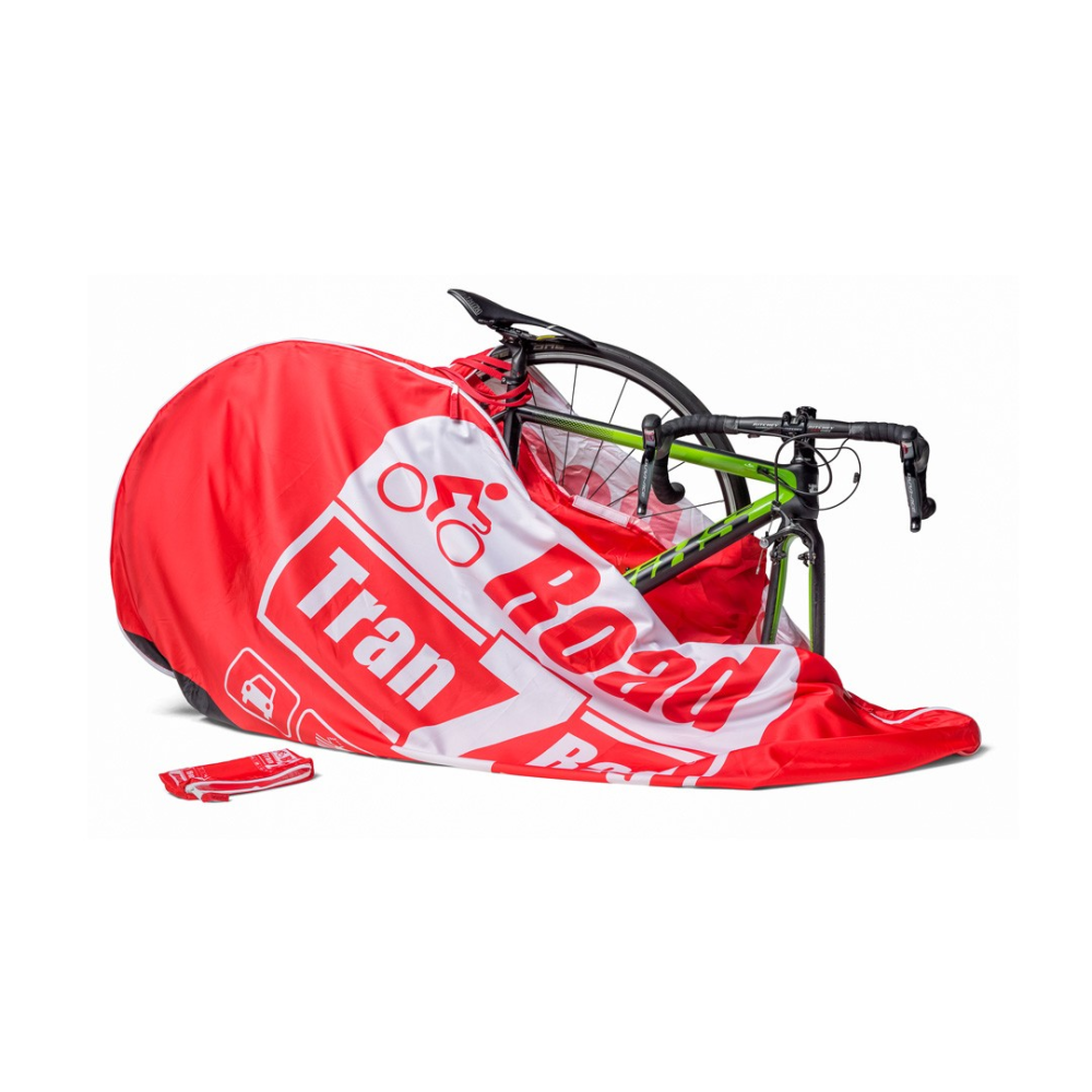 TranzBag Road rot Die leichteste und kompakteste Fahrrad- Transporttasche aller Zeiten für das Rennrad!