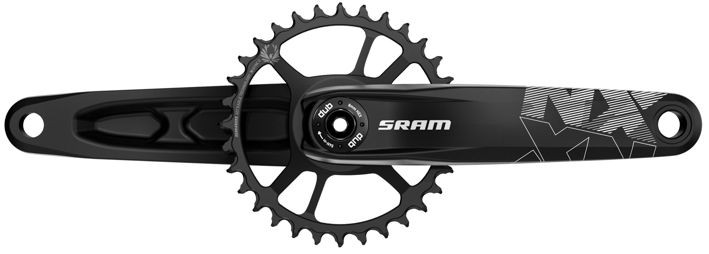 SRAM Kurbel NX Eagle Boost DUB 175mm 32Z X-SYNC 2 DM Stahl Kettenblatt schwarz