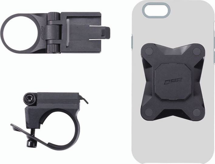 BBB Universal Smartphonehalter mit 3M Kleber an Ihr Case geklebt (mit BSM-91/-92)