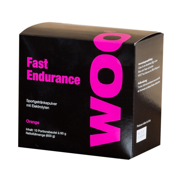 WOO® WOO Fast Endurance / 10X Portionen à60g Orange
