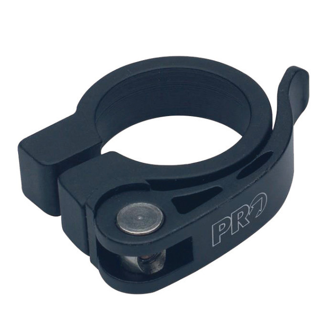 Pro Sattelklemme Road/MTB Alu mit Schnellspanner 34.9 mm schwarz