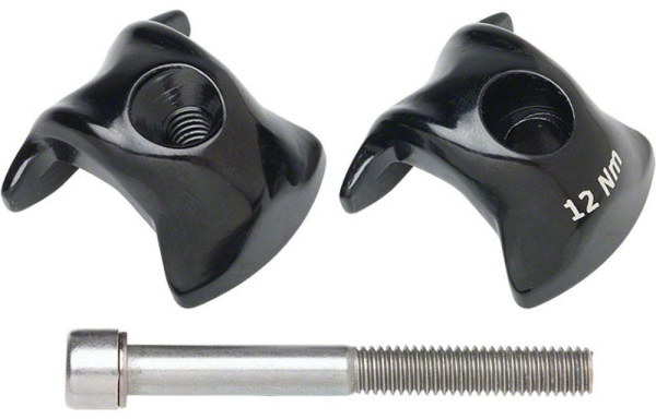 Ritchey Single Bolt Adapter für Sattelstütze Carbon, für Rails 7x7mm, Selle Italia / fi'zi:k