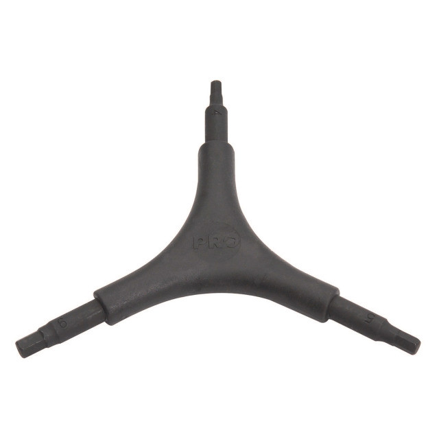 Pro Dreiarminbusschlüssel 4/5/6 mm schwarz