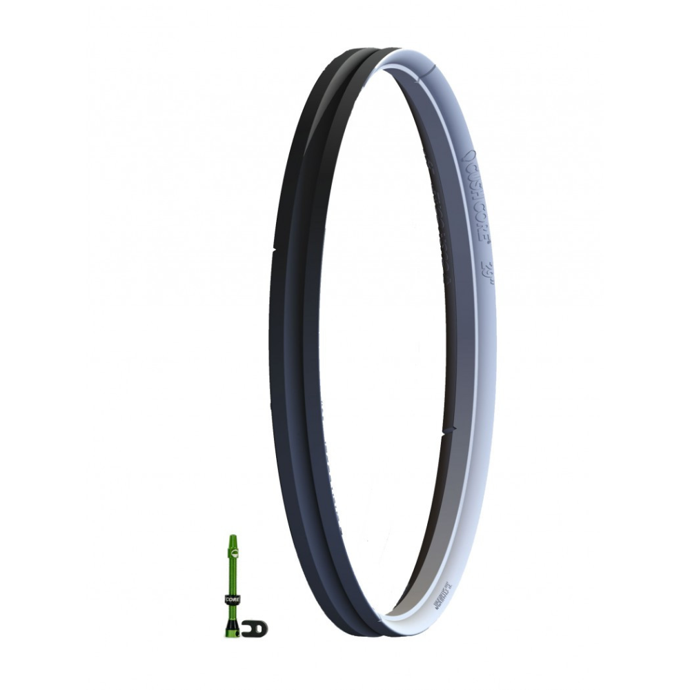 CushCore Pro Single 650B PLUS. 1 x CushCore Insert 650B PLUS, 1 x CushCore Tubeless Air Valve Tubeless.