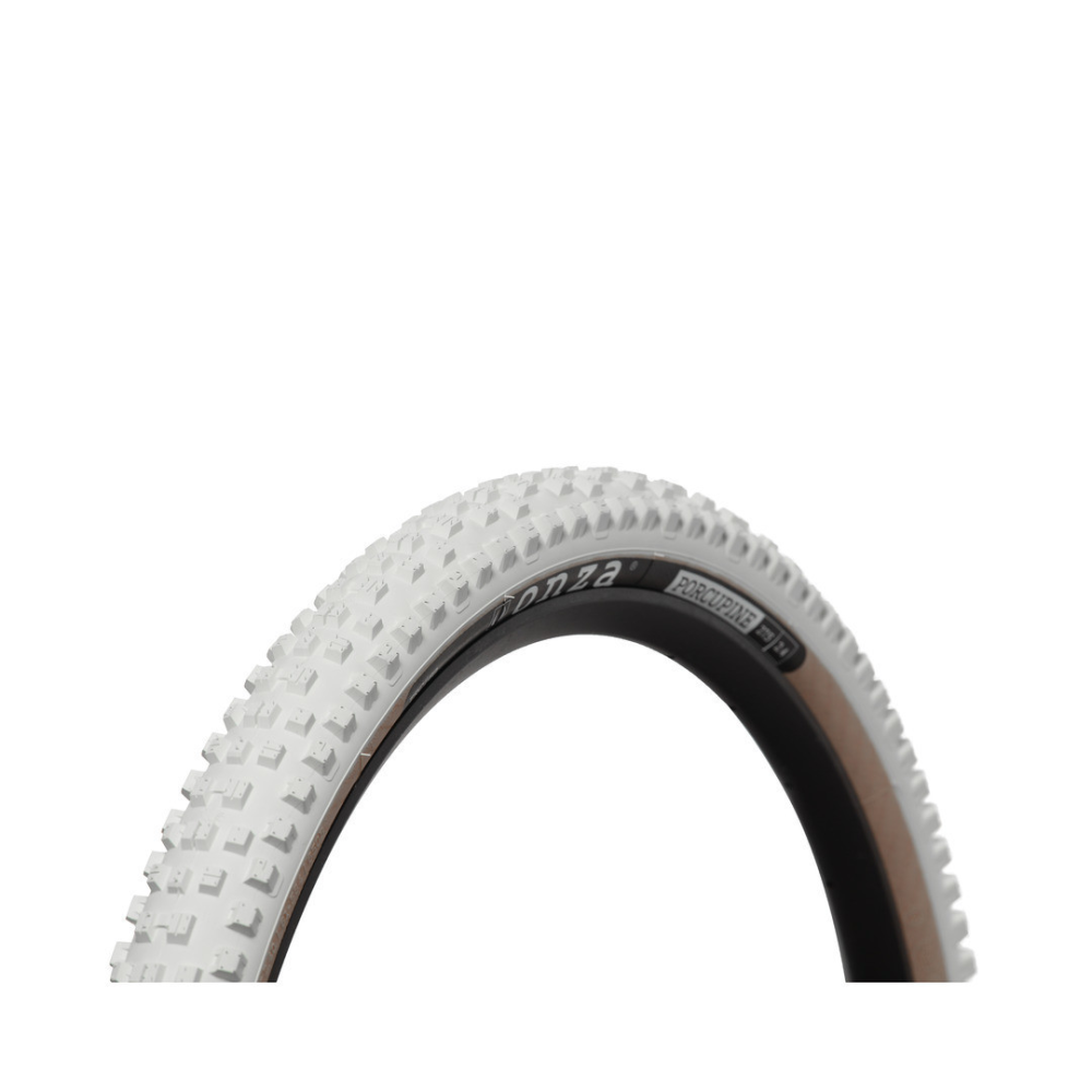 Onza Pneu Porcupine 27.5x2.40, TRC, 60 TPI, Folding Bead, 60 Rubber, weiss-Skinwall