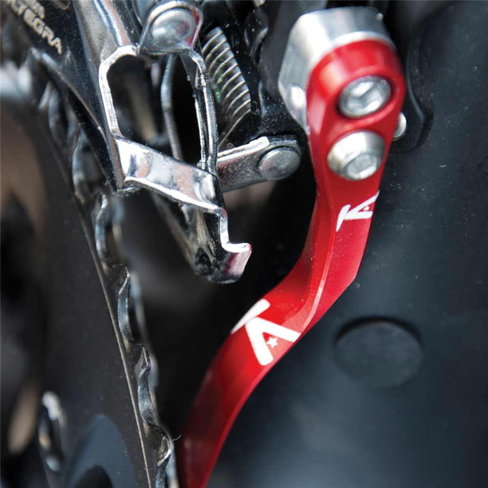 K-Edge PRO Road Braze-on Chain Catcher red,one size