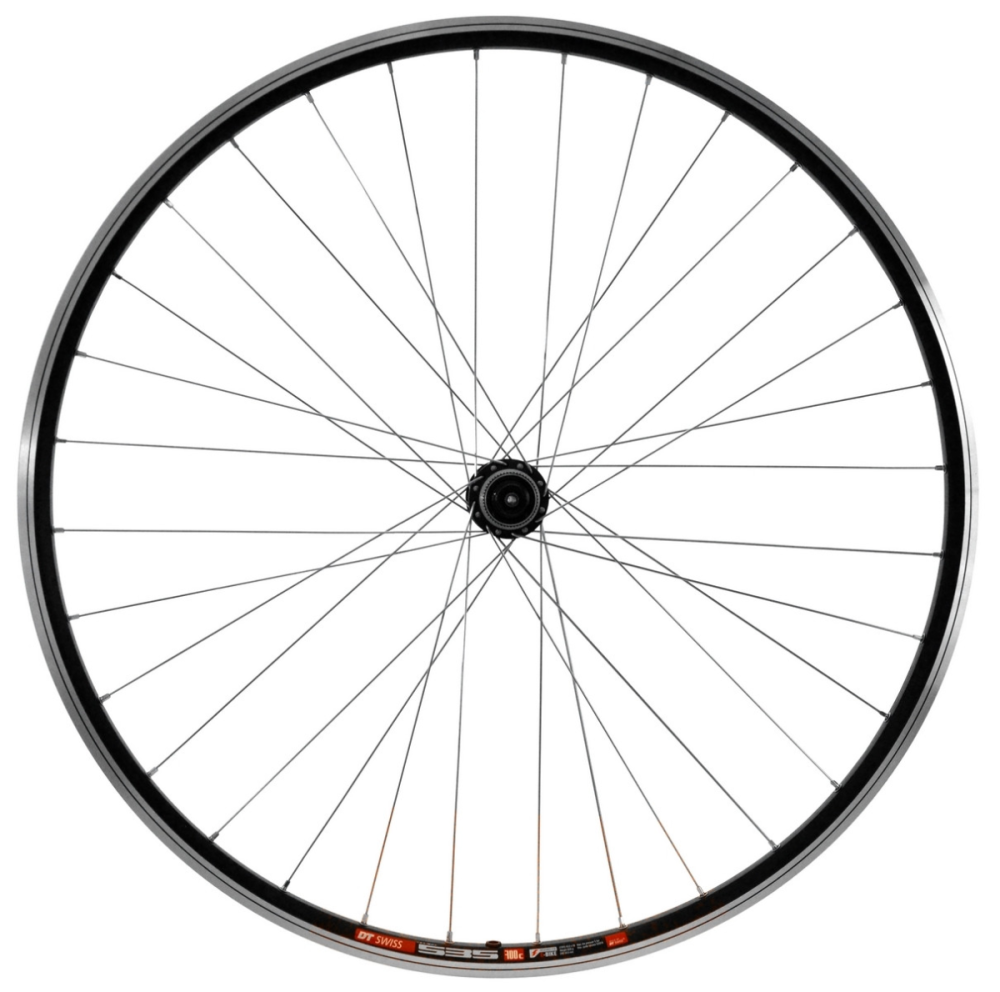DT Swiss Vorderrad Deore/DT 535, 28" 5x100mm DT Competition V-Brake/Disc CL 19mm