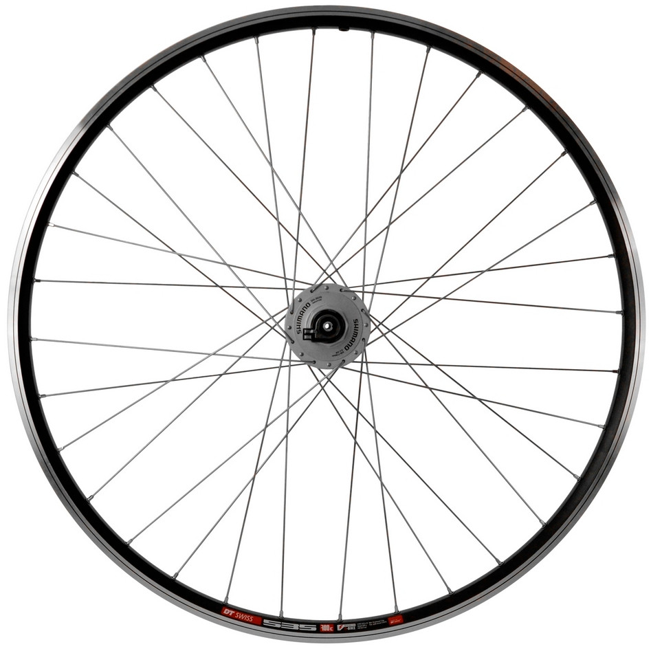 DT Swiss Vorderrad Nabendynamo 3D37 / DT 535, 28" 5x100mm DT Competition V-Brake/Disc CL 19mm