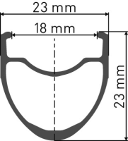 DT Swiss Felge R 460 32 Loch, schwarz, 460g 18mm