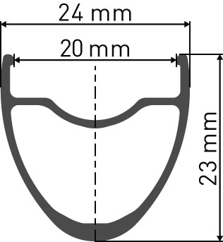 DT Swiss Felge R 470 Disc 32 Loch, schwarz, 450g 20mm