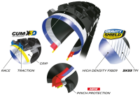 Michelin Wild Enduro Rear Competition Line Gum-X TLR, 27.5x2.4, 38-584, faltbar, schwarz