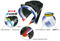 Michelin E-Wild Rear Competition Line Gum-X TLR , 27.5x2.8, faltbar, schwarz