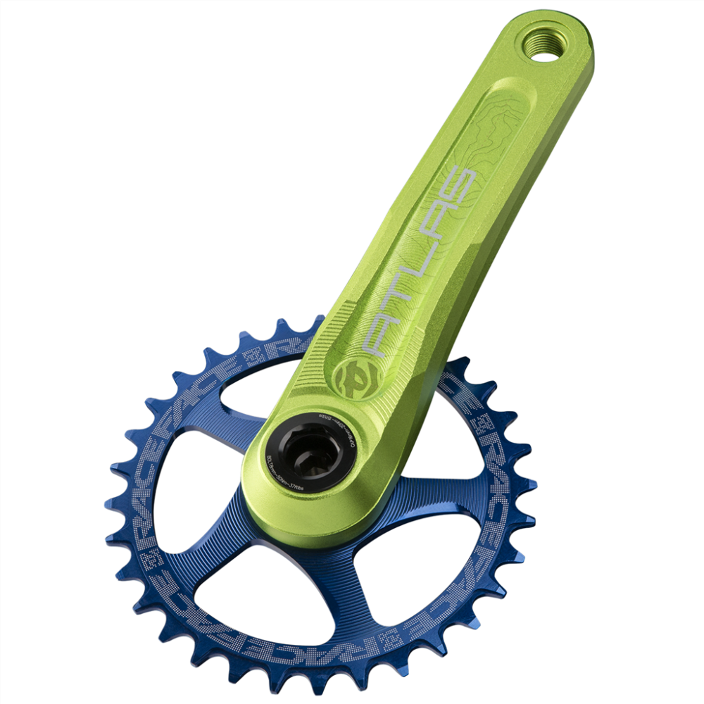 Race Face Atlas Cinch Crankarm (RF136) green,165mm