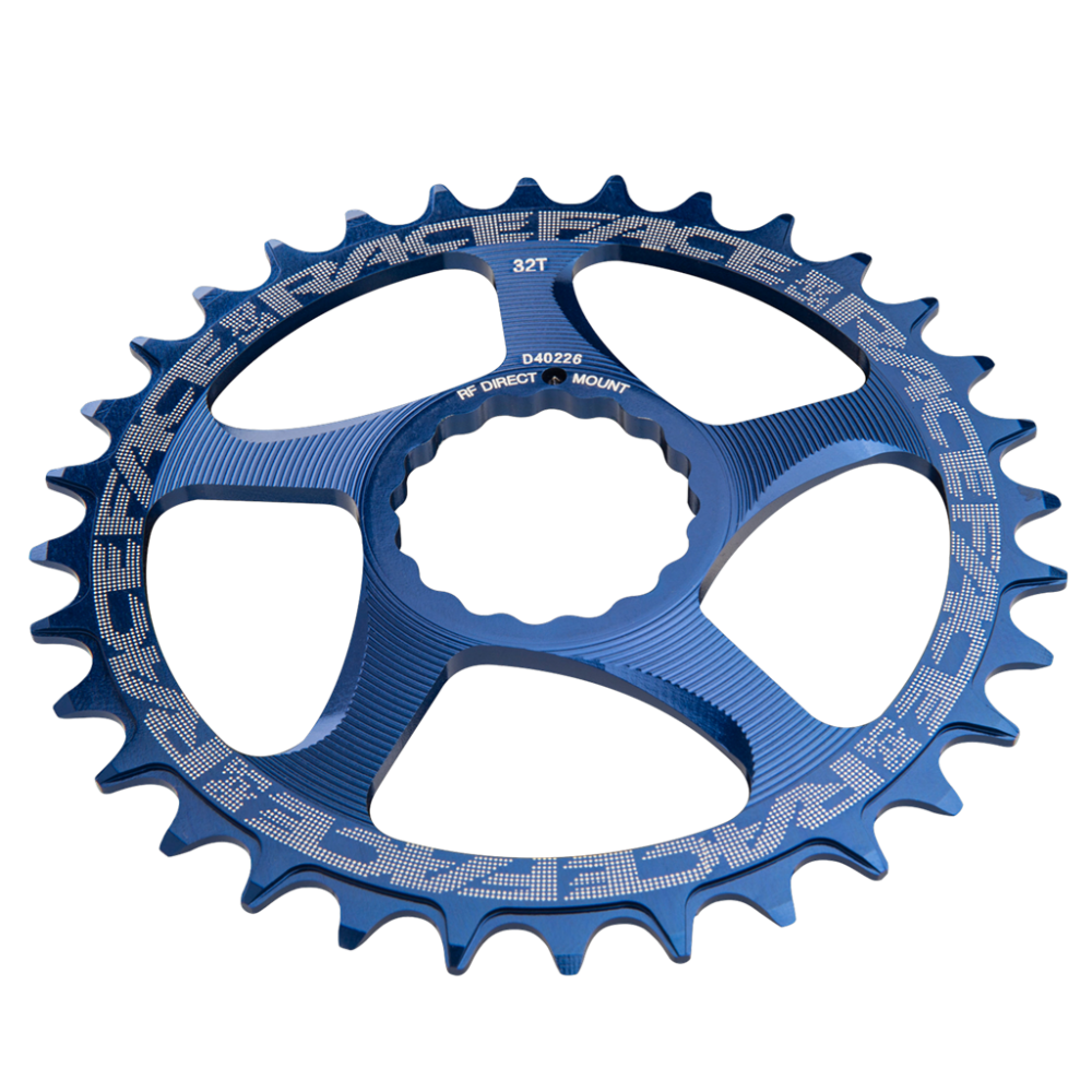 Race Face Direct Mount N/W Chainring 10-12SPD excl. SHI12SPD blue,28T