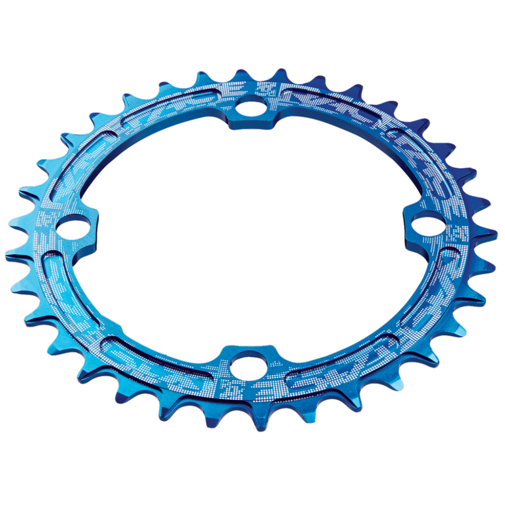 Race Face SingleChainring N/W 104BCD 10-12SPD blue,104x34T