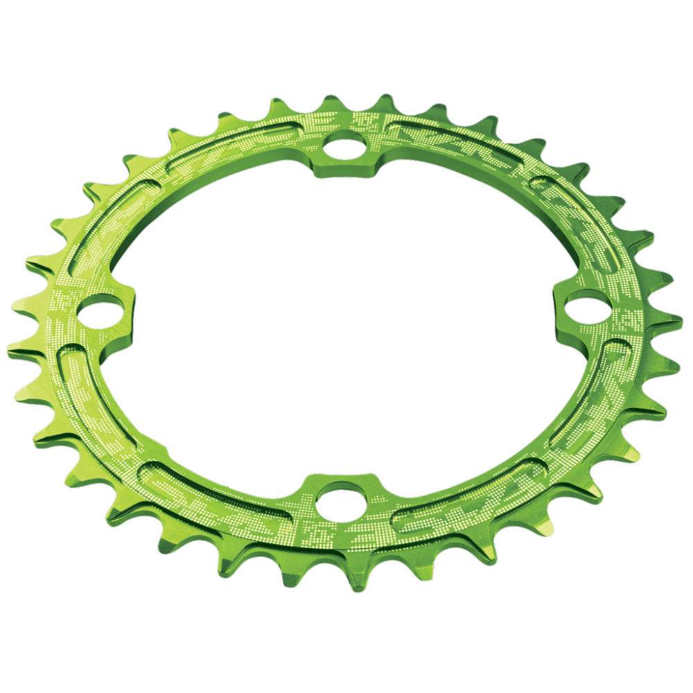 Race Face SingleChainring N/W 104BCD 10-12SPD green,104x34T