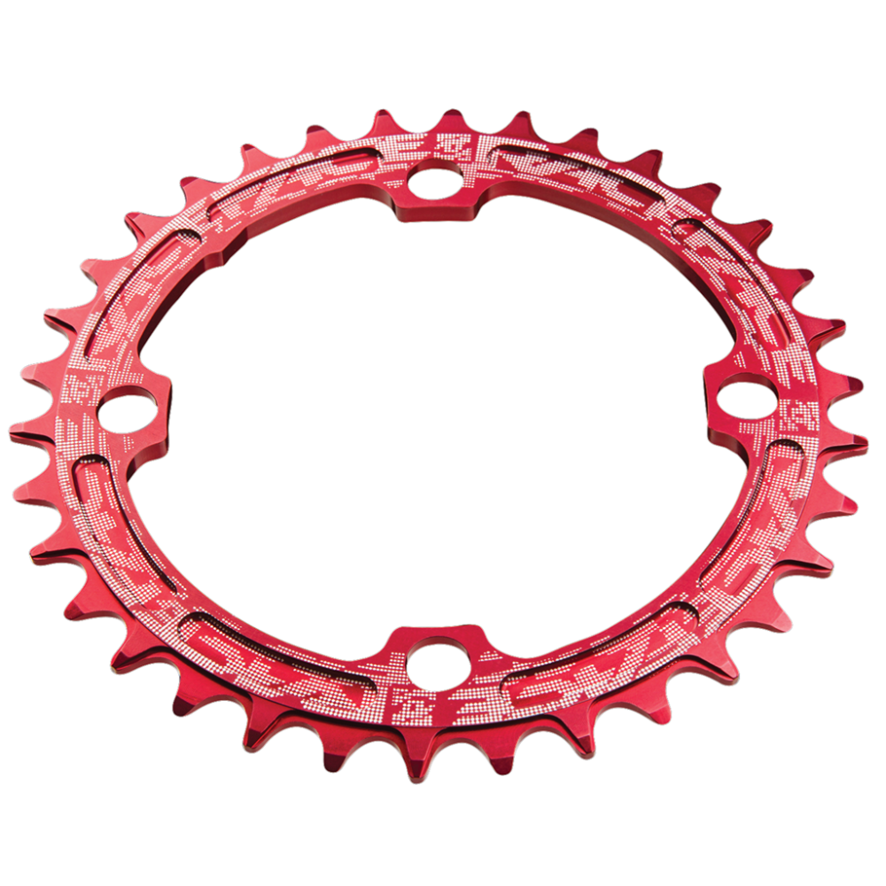 Race Face SingleChainring N/W 104BCD 10-12SPD red,104x38T