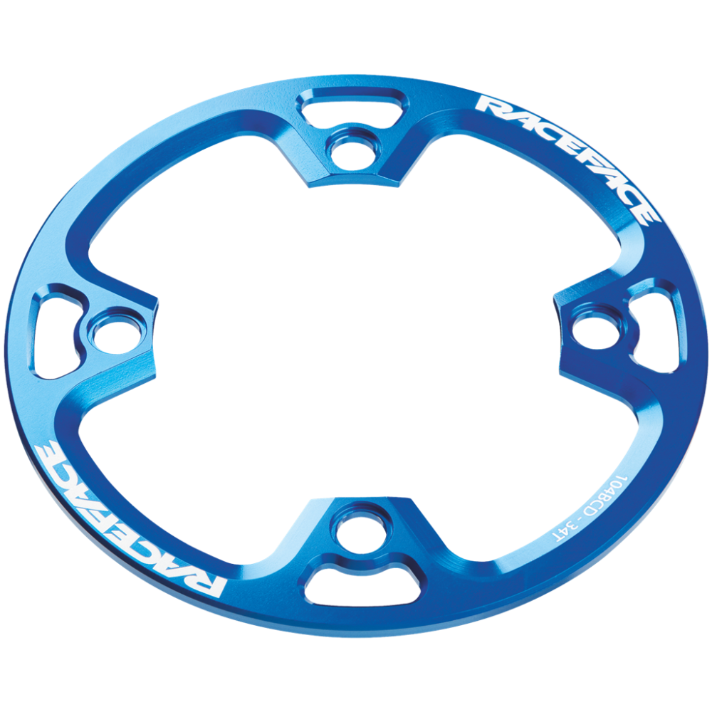 Race Face Bash Guard 4 Bolt blue: 32-T